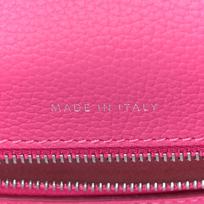 MCM Grained Calfskin Small Patricia Satchel Sugar Pink 7 of 10