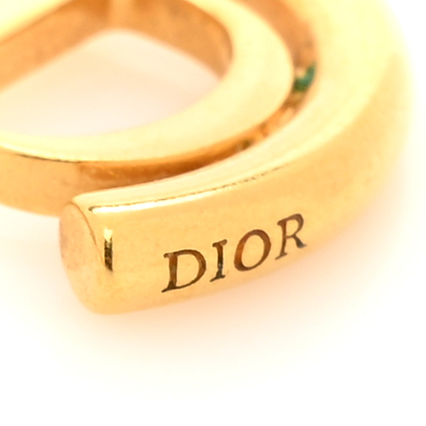 Metal 30 Montaigne Hoop Earrings Aged Gold