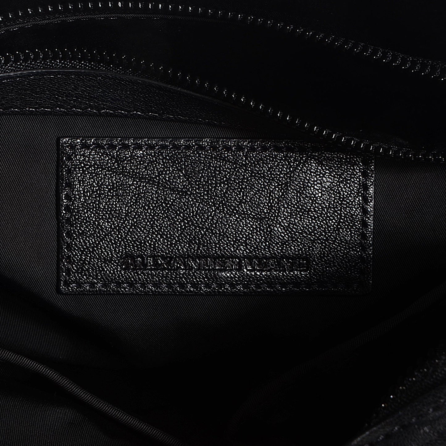 Pebbled Lambskin Rocco Black with Matte Black Hardware