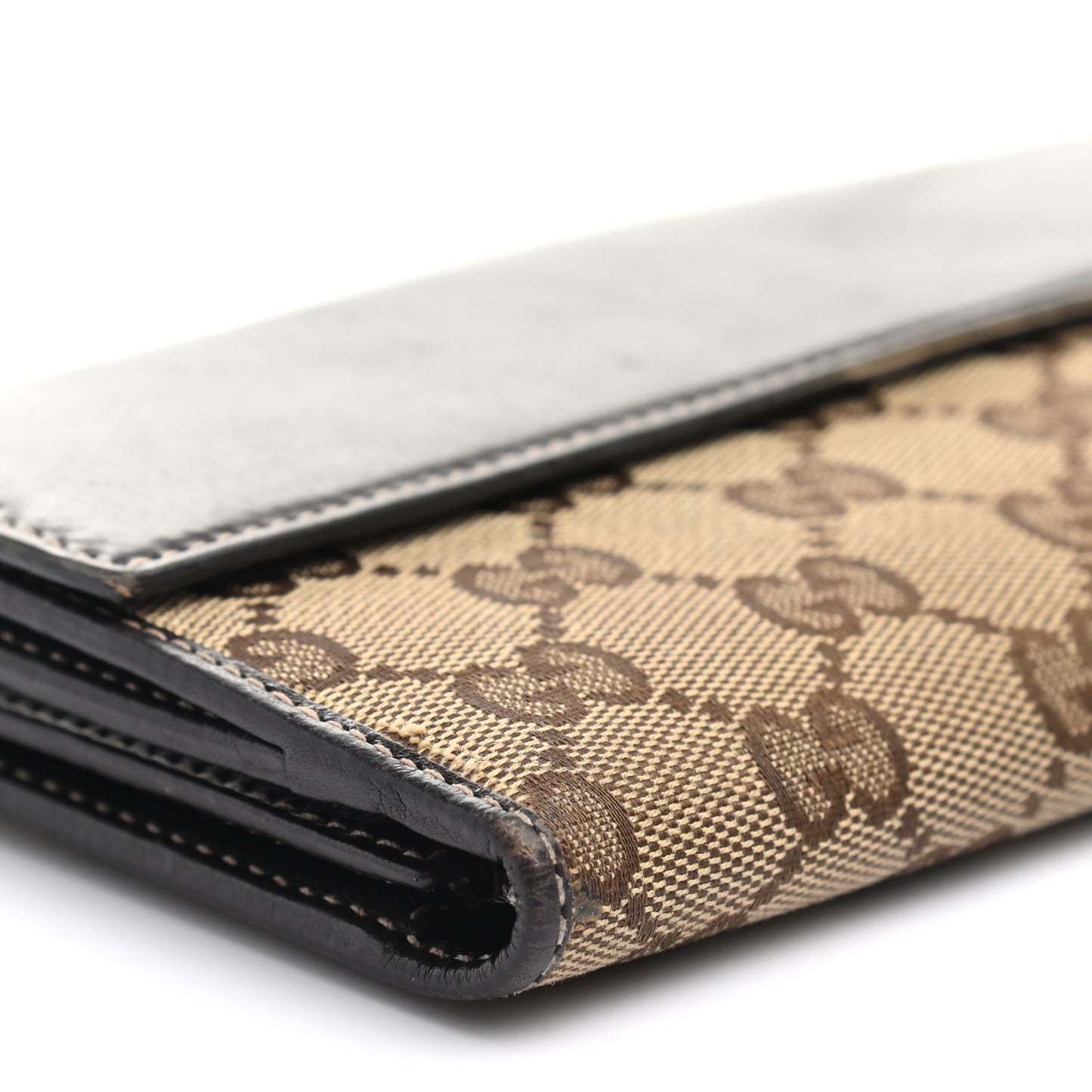 Monogram Heart Continental Wallet Dark Brown