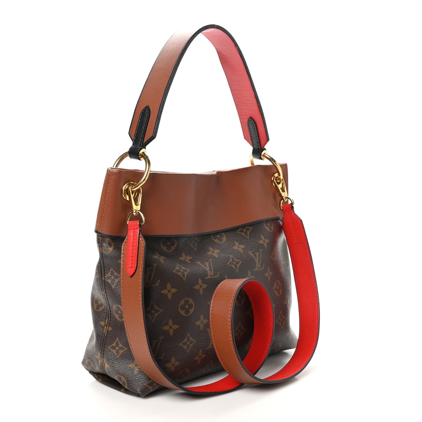 Monogram Tuileries Besace Caramel Rouge