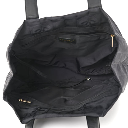 Chanel Nylon Medium Travel Tote Black 4 of 9