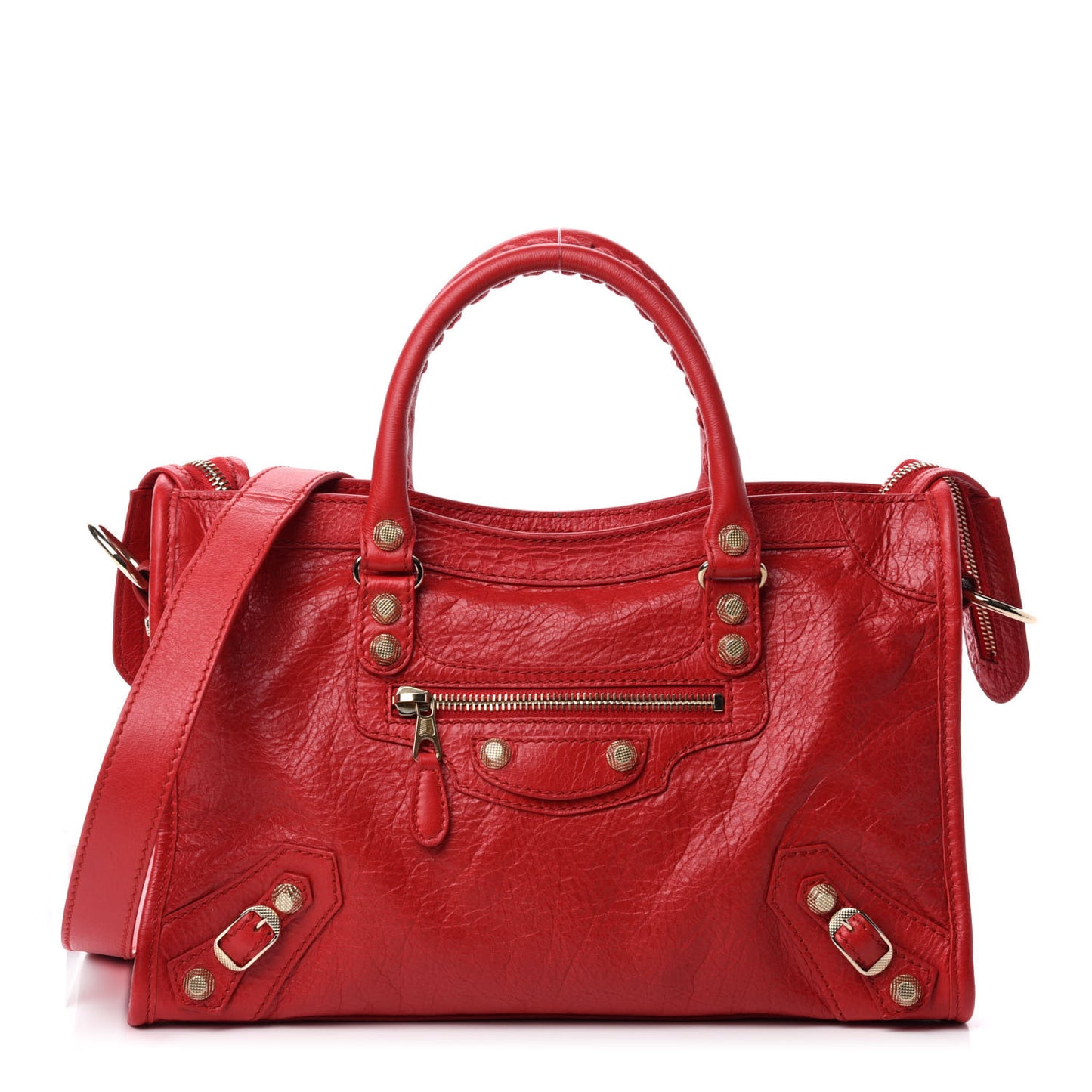 Agneau Giant 12 Gold Hardware S City Rouge Cardinal