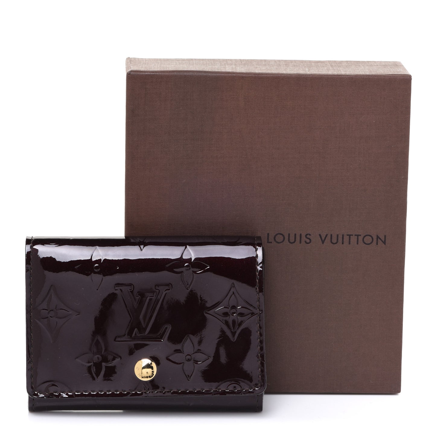 Vernis Business Card Holder Amarante