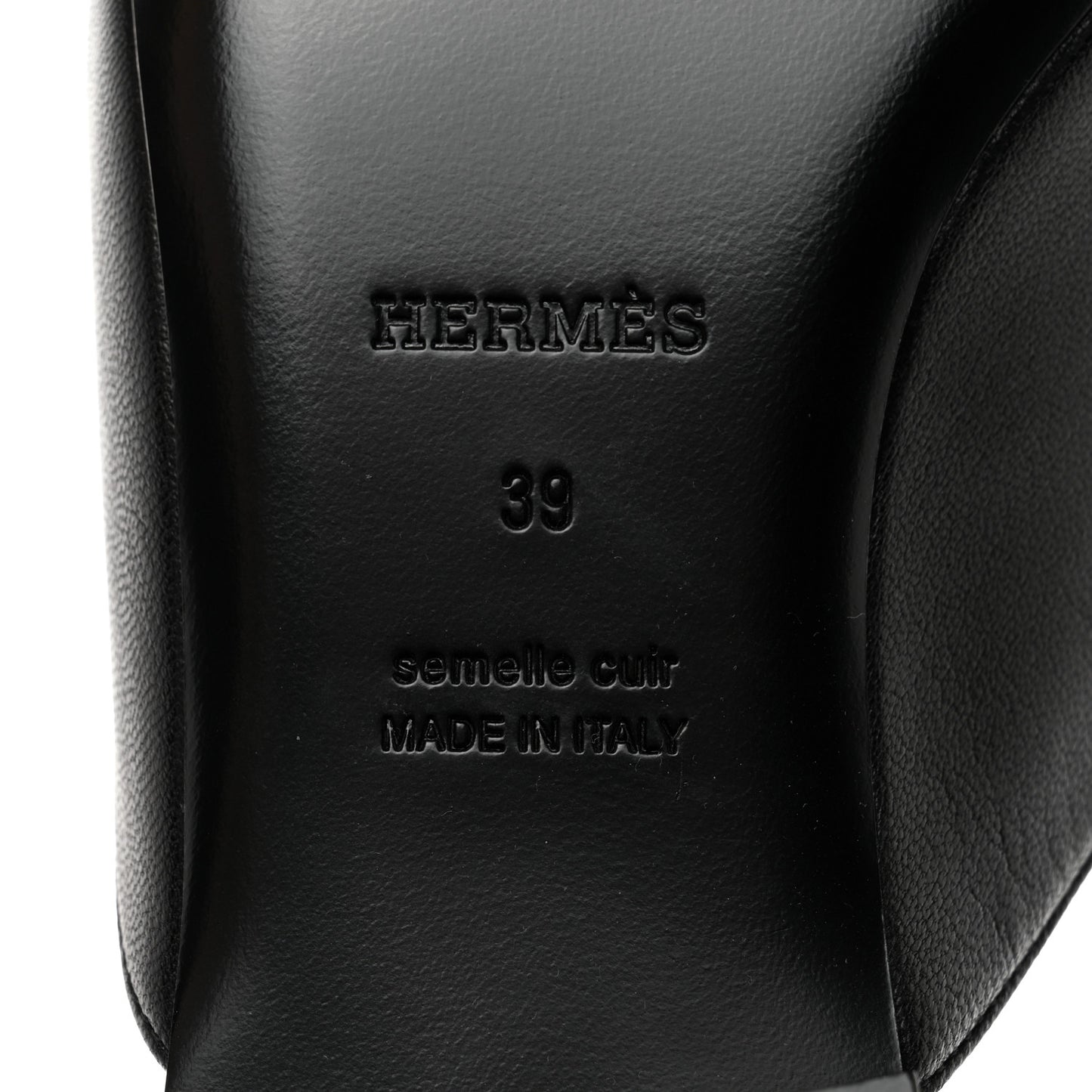 Goatskin Trocadero Mule 39 Black