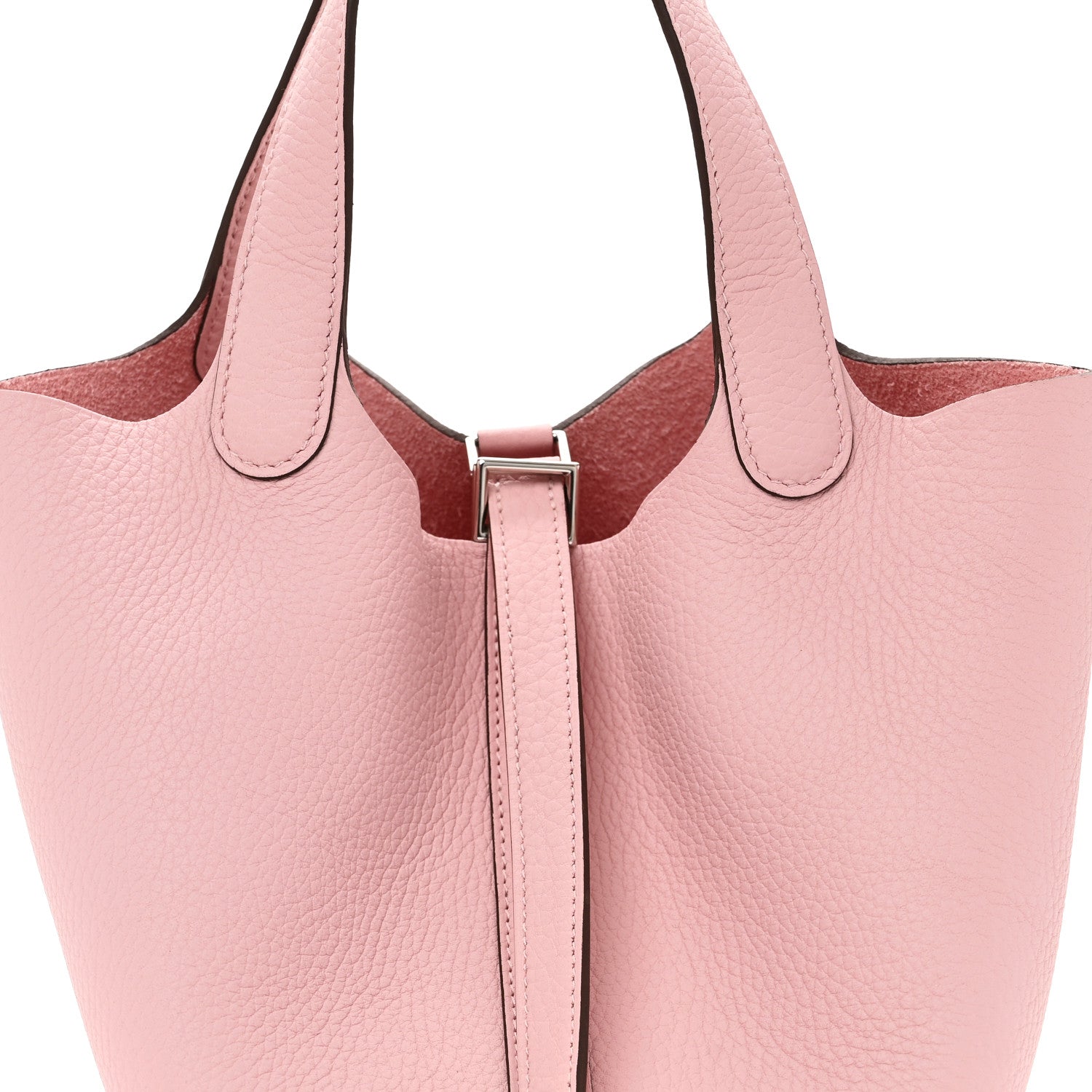 Hermes Taurillon Clemence Picotin Lock 18 PM Rose Sakura 1844570