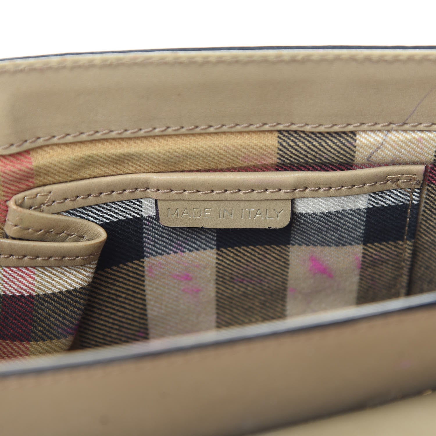 Burberry Bridle Calfskin Katherine Crossbody Clutch Brown 7 of 23