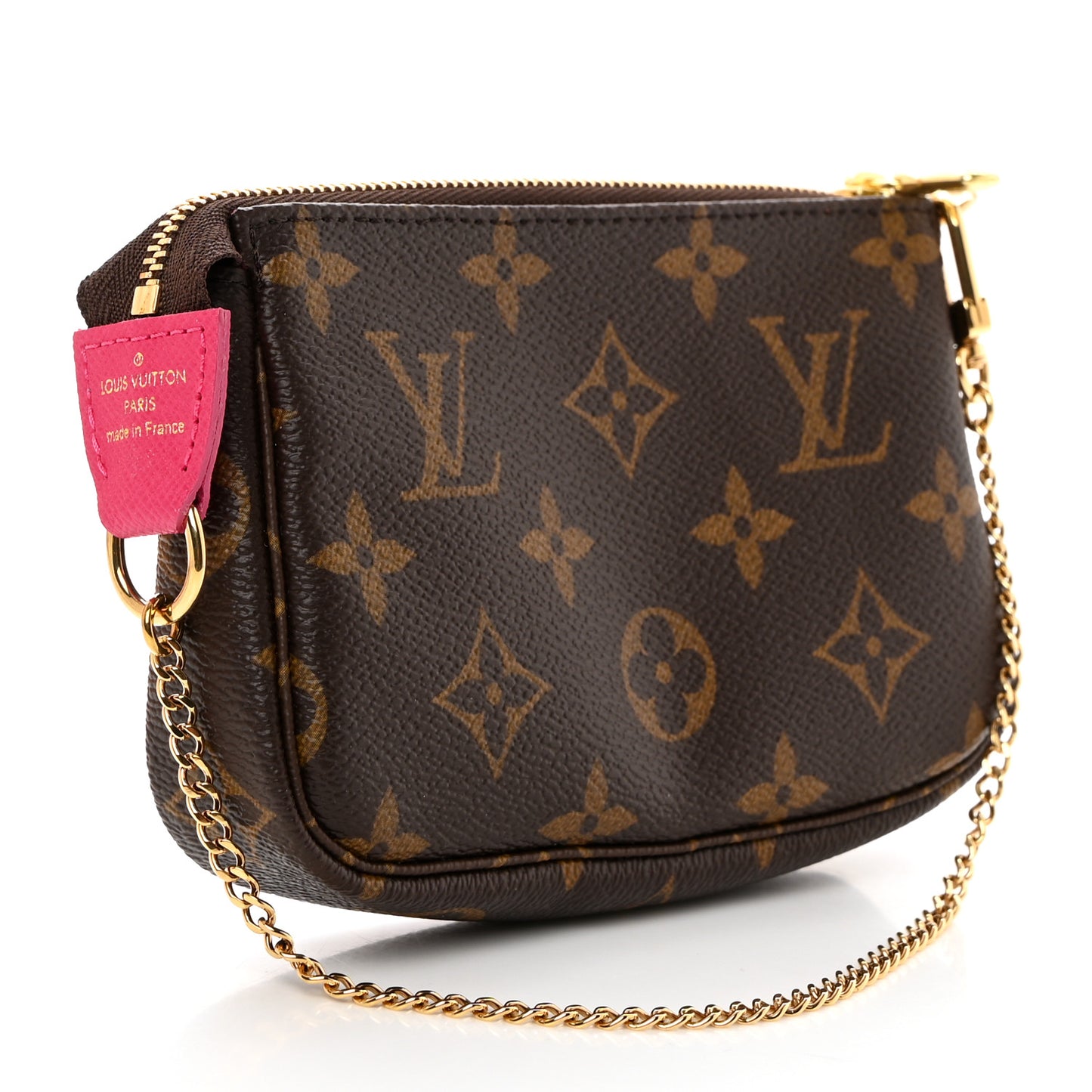 Monogram 2019 Christmas Animation Mini Courchevel Pochette Accessories Fuchsia