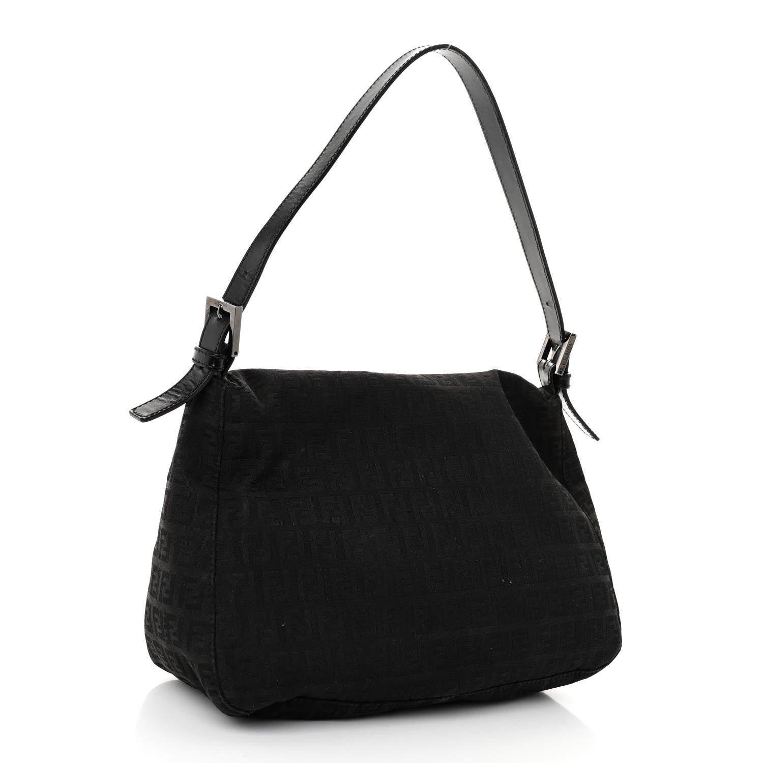 Fendi Zucchino Mama Baguette Black 3 of 9