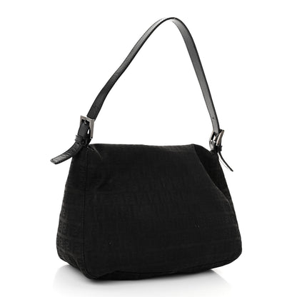 Fendi Zucchino Mama Baguette Black 3 of 9