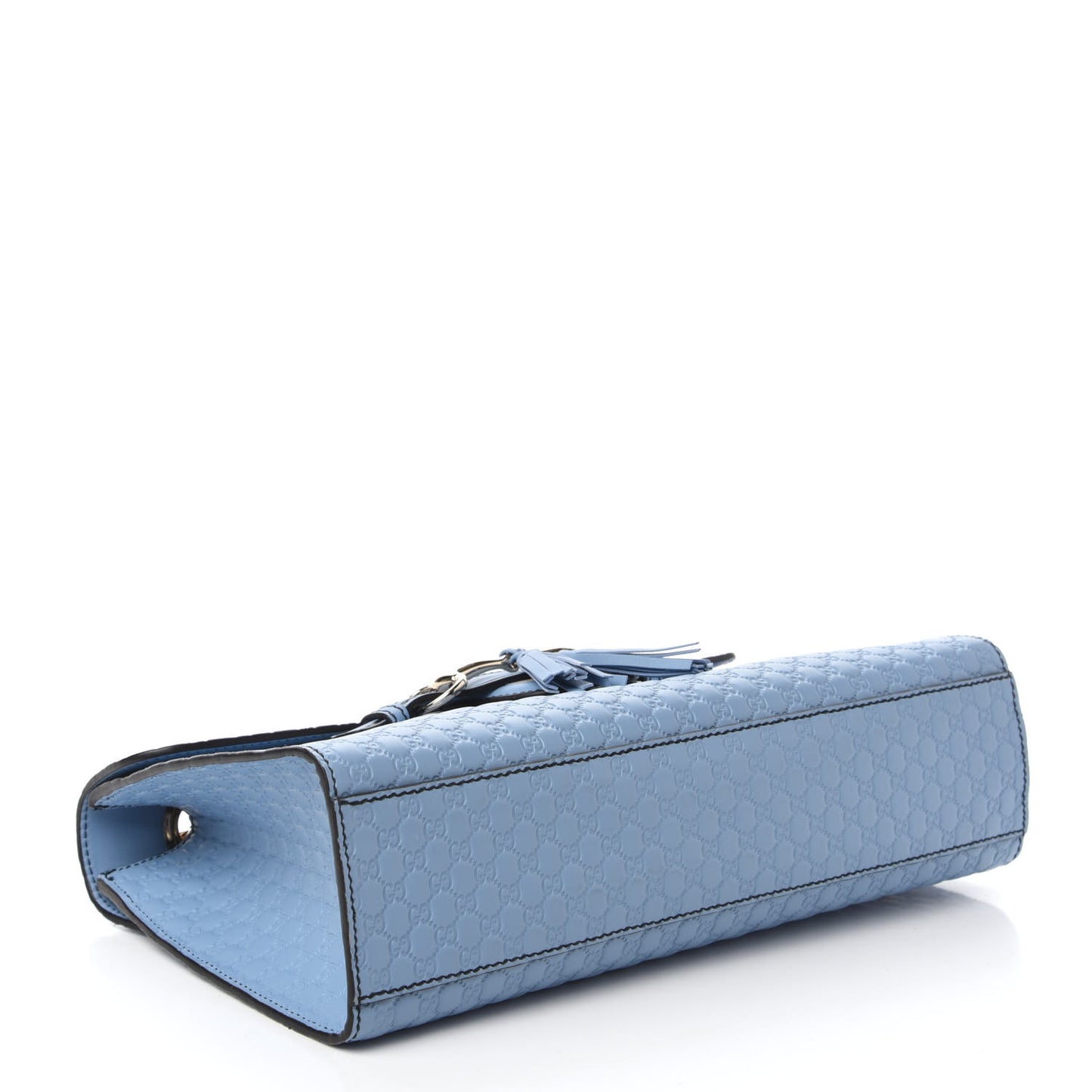 Microguccissima Medium Emily Chain Shoulder Bag Mineral Blue
