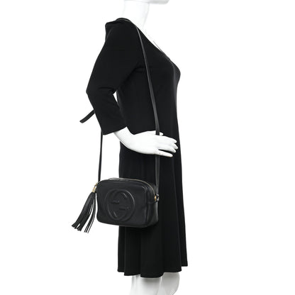 Gucci Pebbled Calfskin Small Soho Disco Bag Black 2 of 12