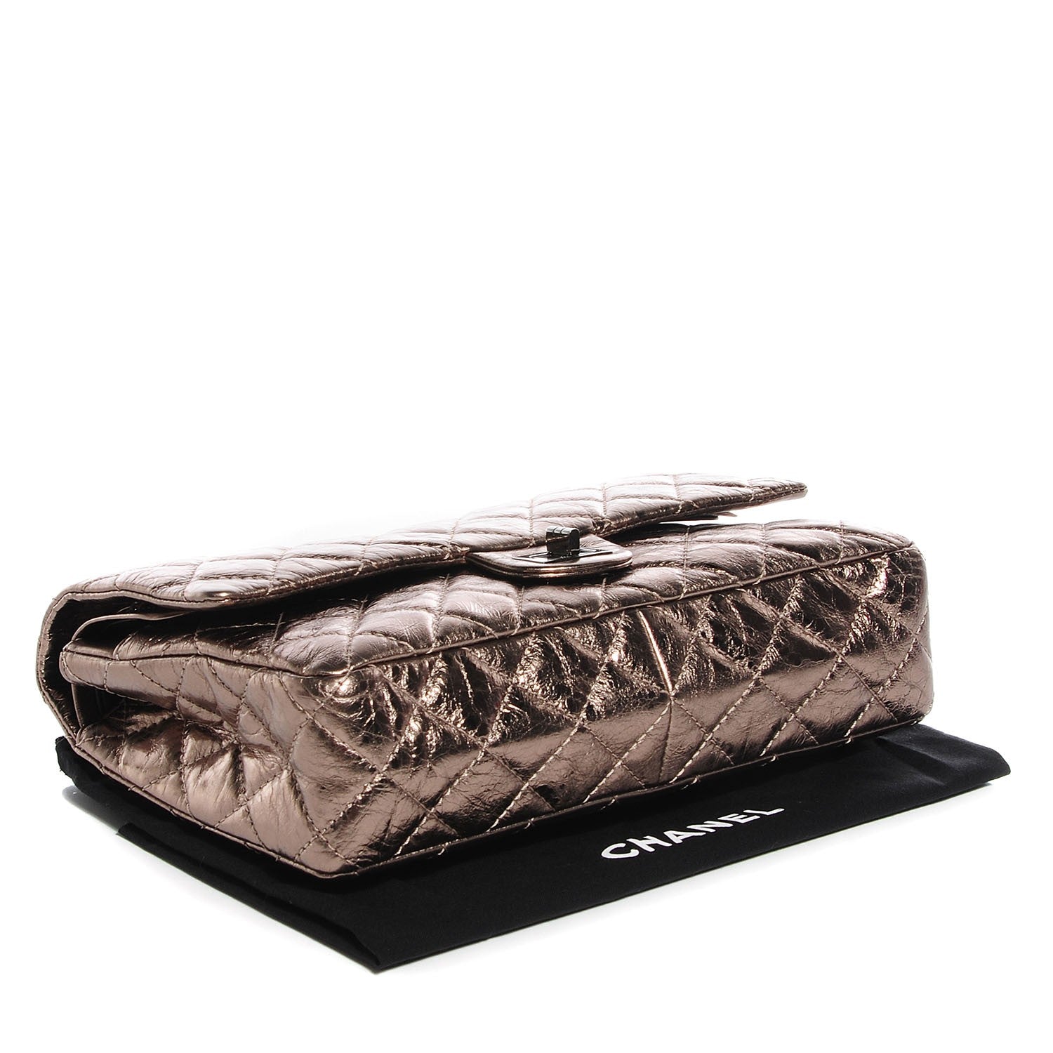 Chanel Metallic Aged Calfskin 2.55 Reissue 226 Flap Gold 4 of 9