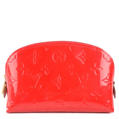 Louis Vuitton Vernis Cosmetic Pouch Rouge Grenadine 1 of 7