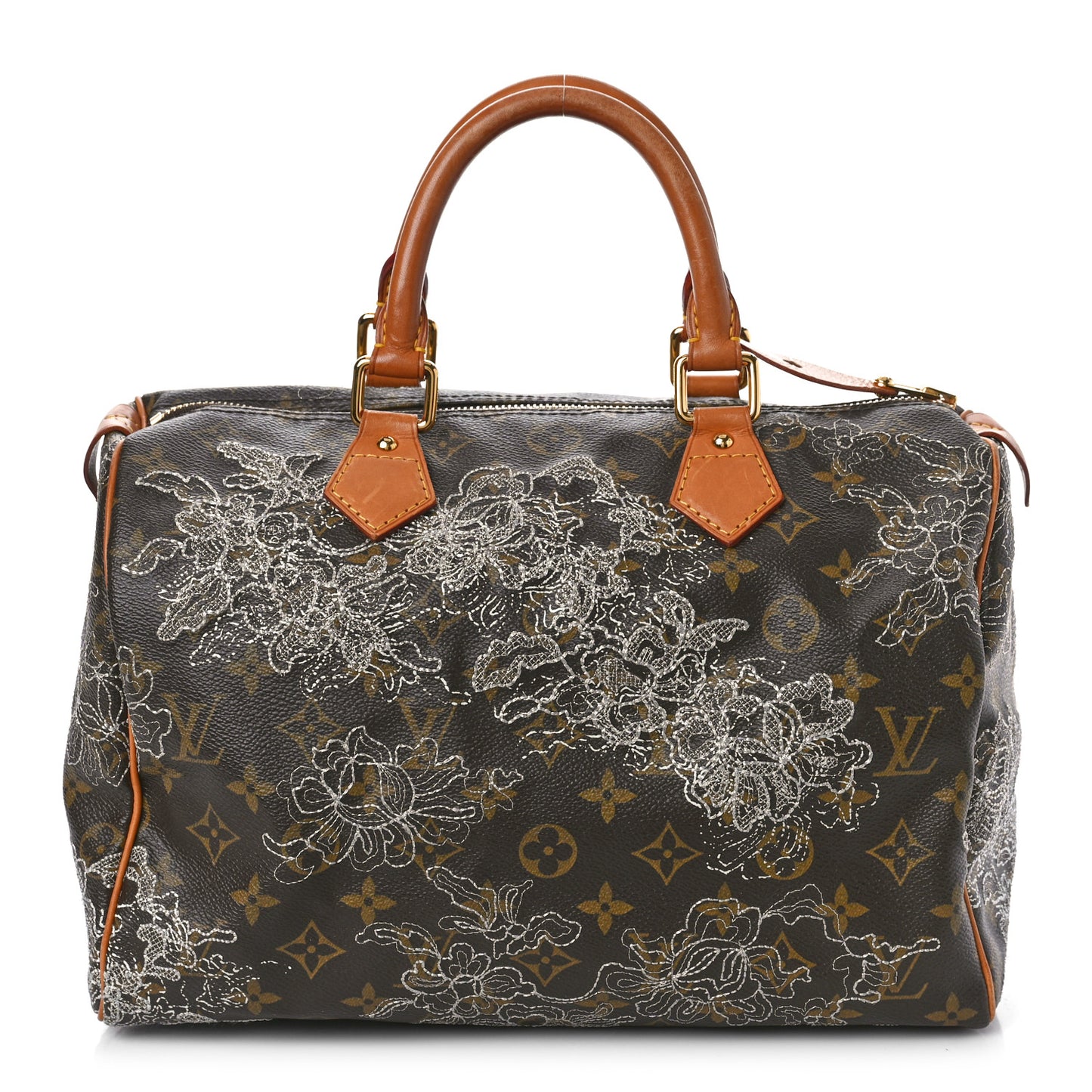 Monogram Dentelle Speedy 30 Silver