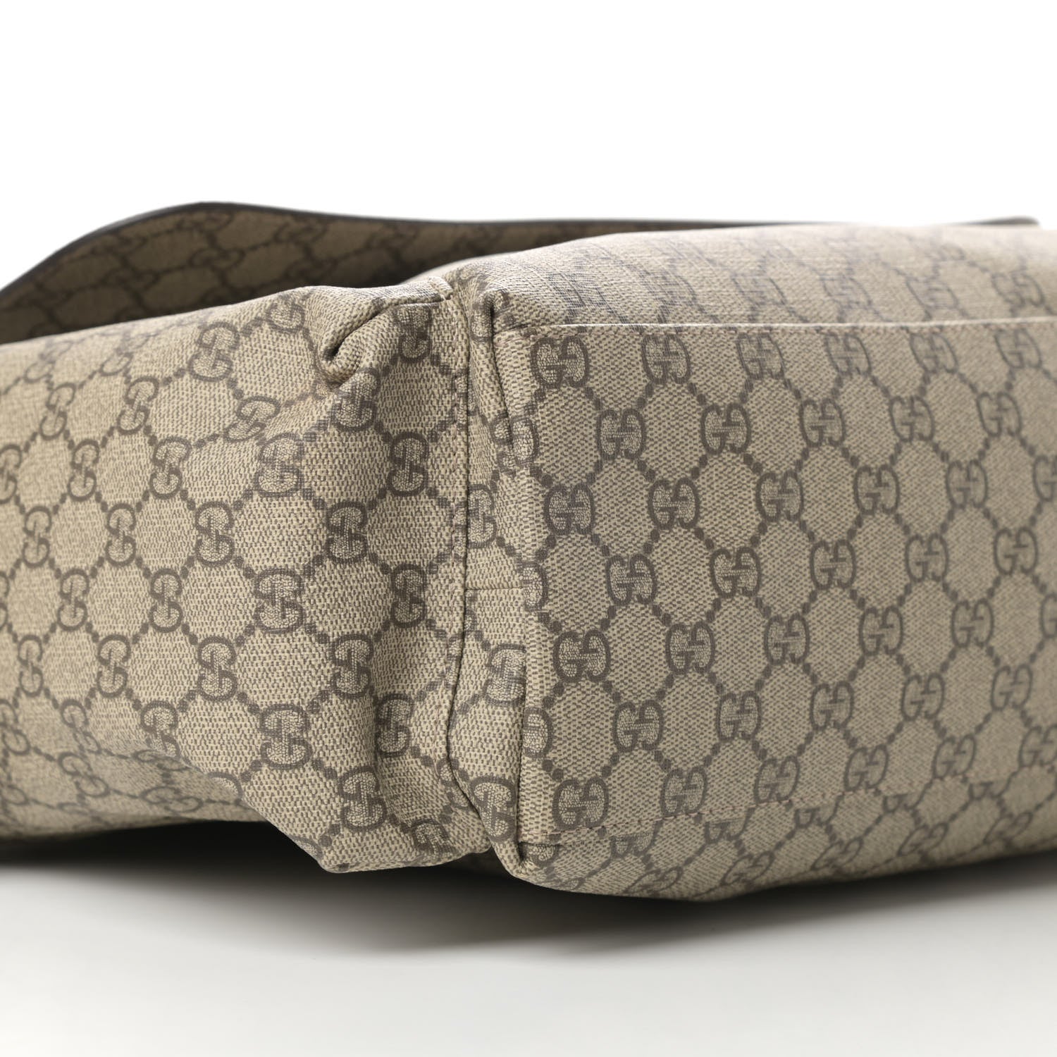 Gucci GG Plus Monogram Messenger Diaper Bag Dark Brown 11 of 12