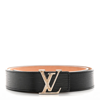 Louis Vuitton Epi 30mm LV Initiales Belt 80 32 Black 1 of 11