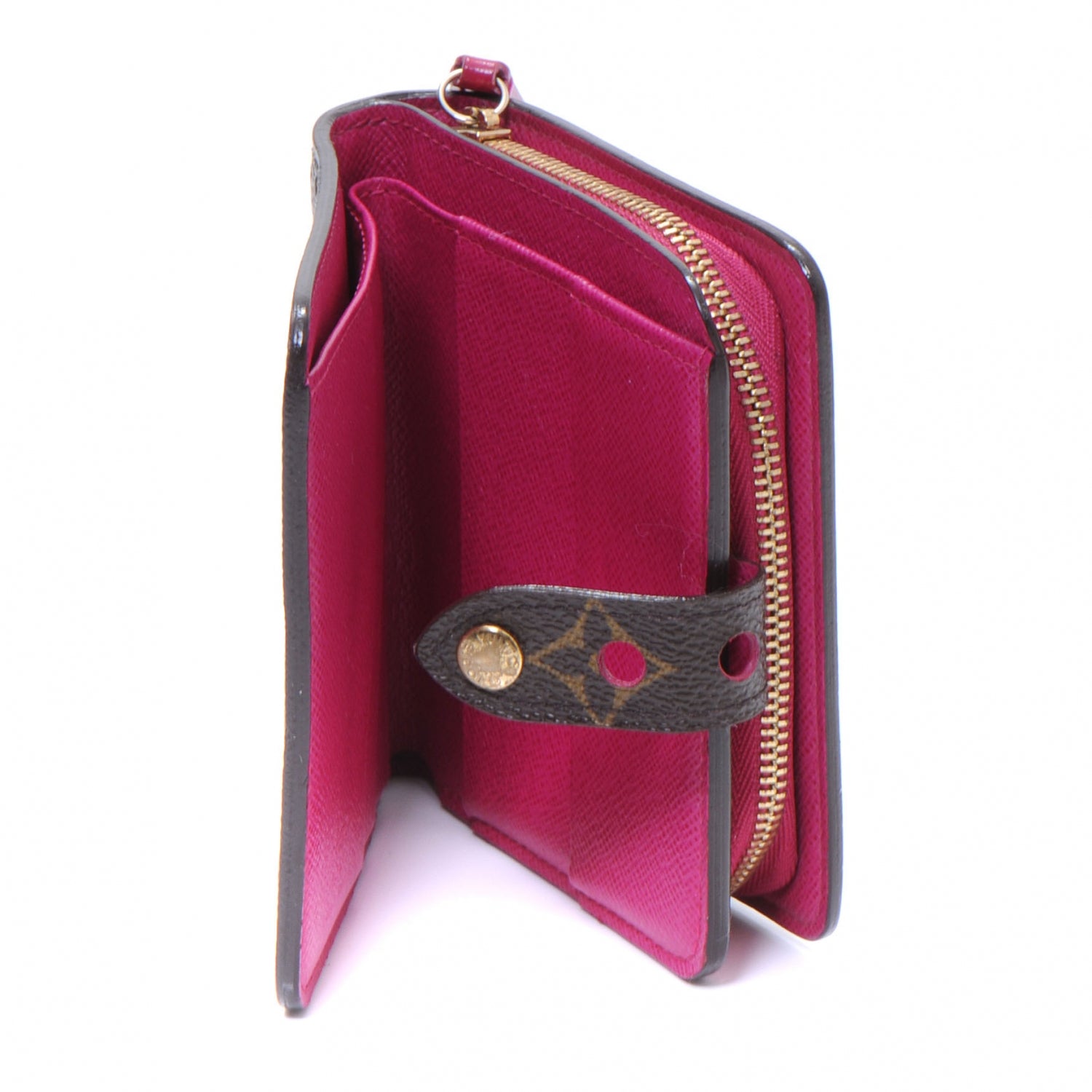 Louis Vuitton Monogram Perforated Compact Zipped Wallet Fuchsia 4 of 7