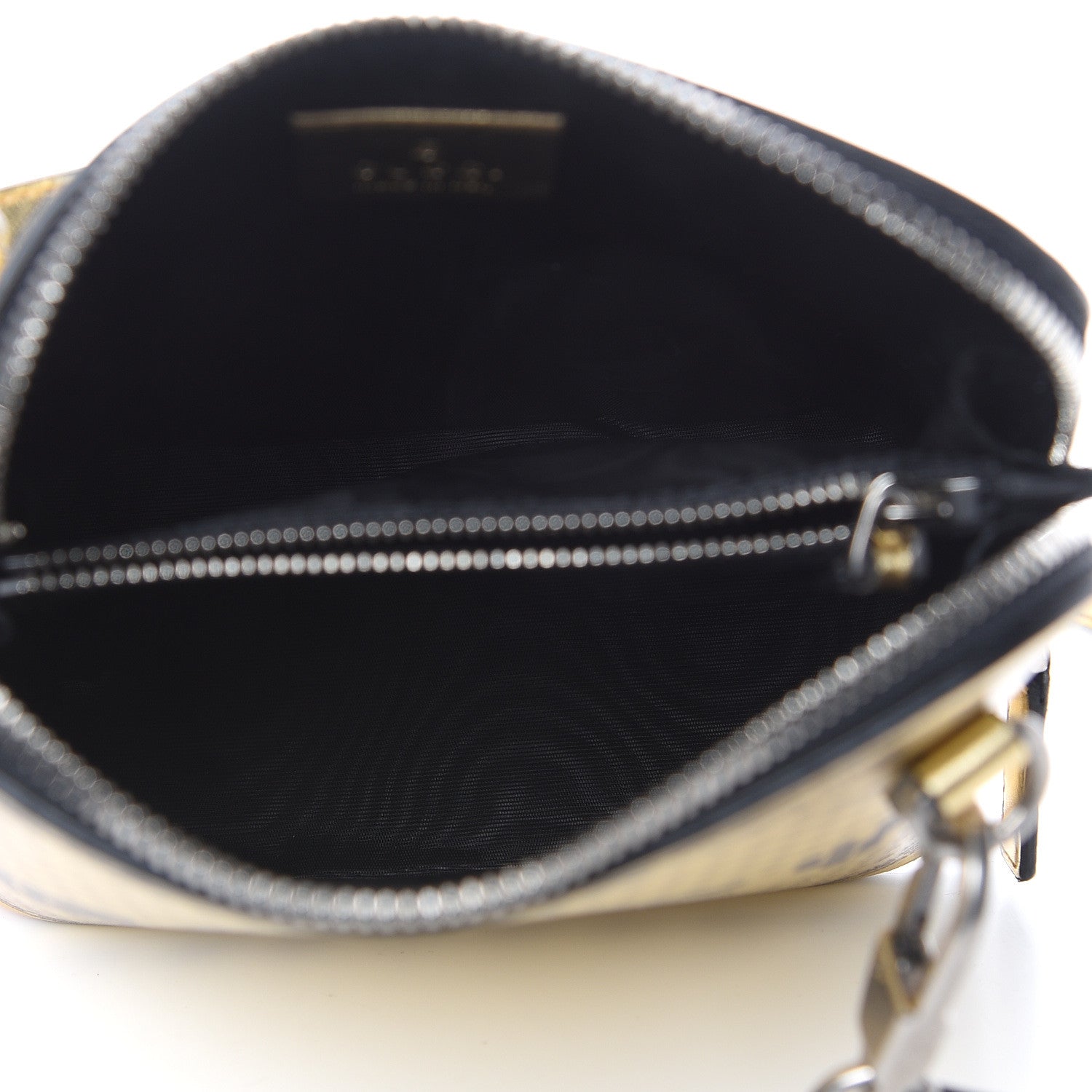 Gucci X SEGA Calfskin GUCCY Stars Mini Dome Shoulder Bag Gold 5 of 12