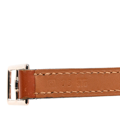 Hermes Box Braided Belt 75 Gold 6 of 8