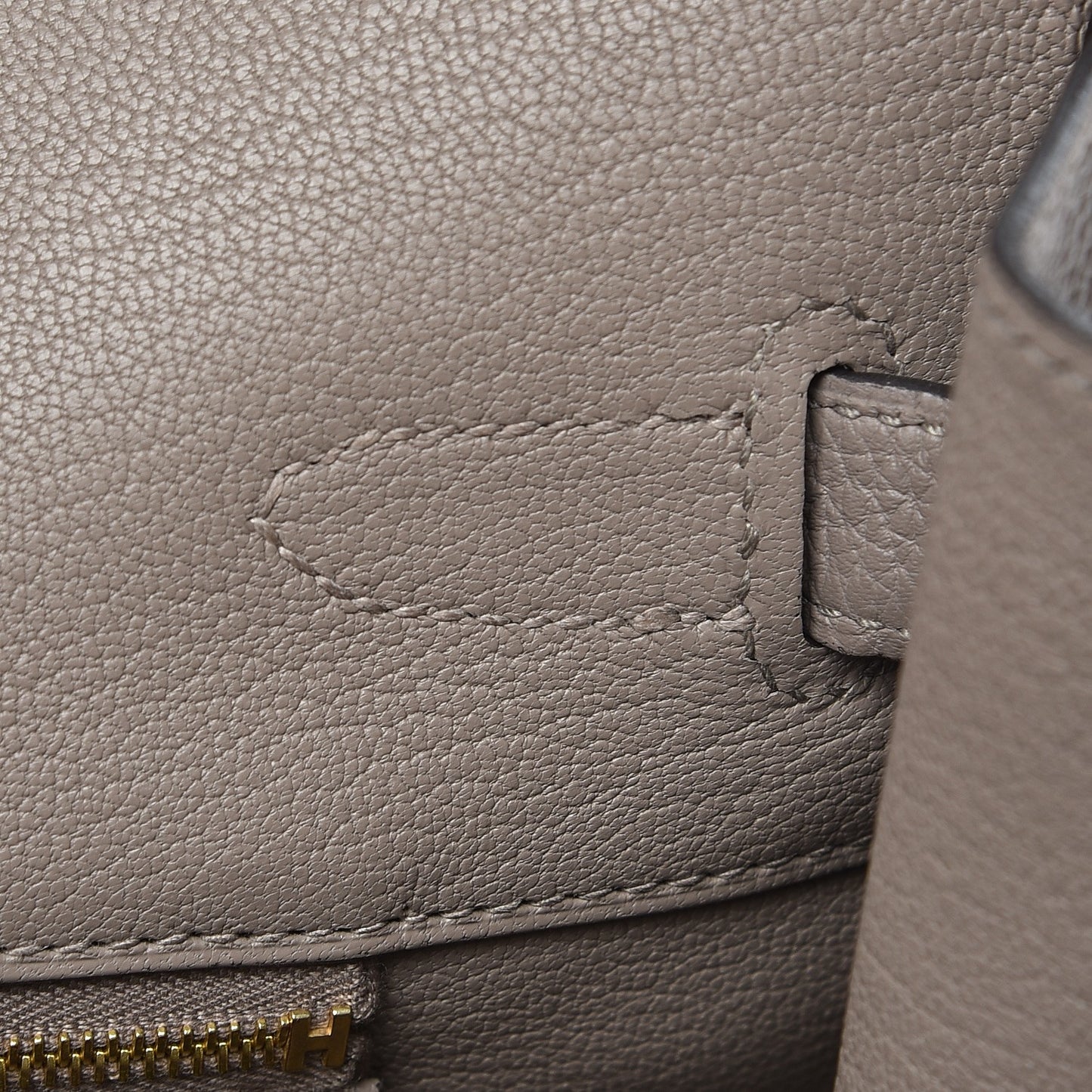 Togo Birkin 35 Gris Asphalte