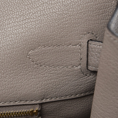 Hermes Togo Birkin 35 Gris Asphalte 10 of 34