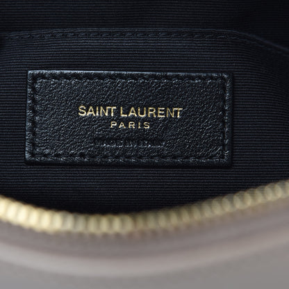 Saint Laurent Calfskin Matelasse Monogram Lou Camera Bag Dusty Grey 6 of 10