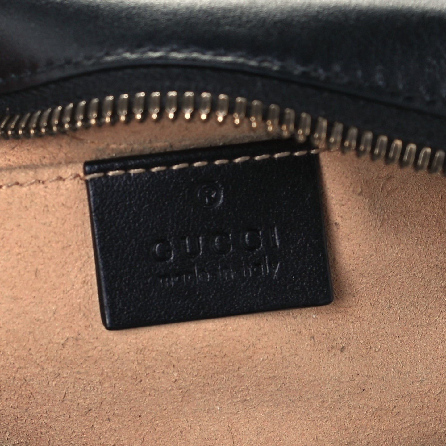Calfskin Matelasse Small GG Marmont Chain Shoulder Bag Black