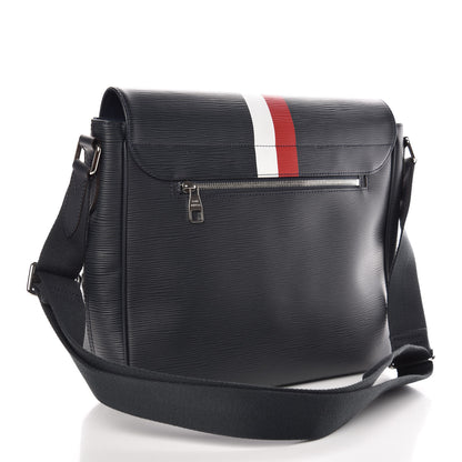 Louis Vuitton Epi Christopher Messenger Navy Stripes 3 of 9