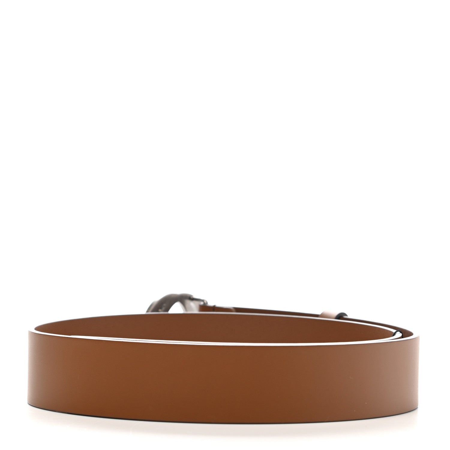 Gucci Selleria Calfskin Mens Interlocking G 37mm Belt 80 32 Cuir 2 of 5