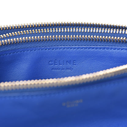 Celine Lambskin Large Trio Crossbody Bag Indigo 8 of 15
