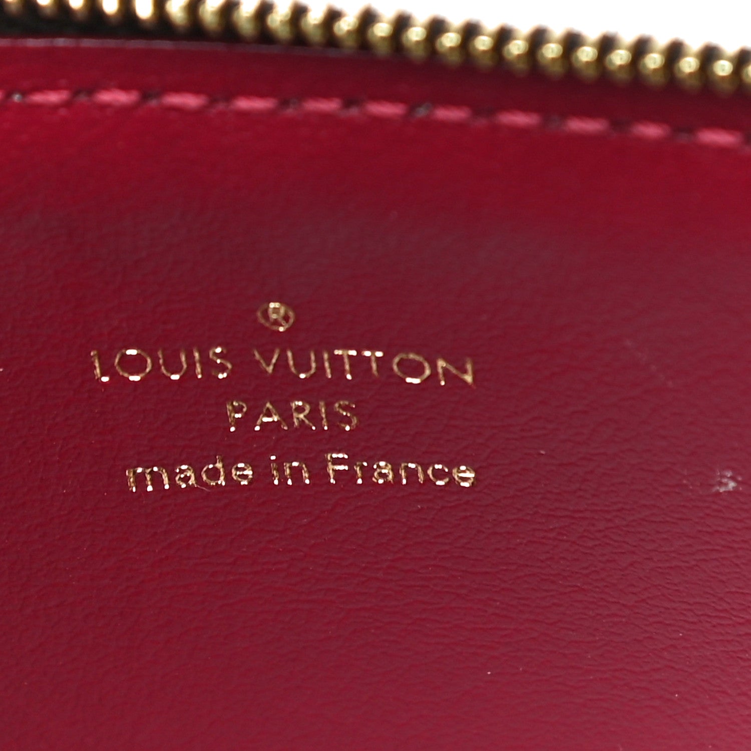 Louis Vuitton Monogram Felicie Chain Wallet Zippered Insert Fuchsia 6 of 9