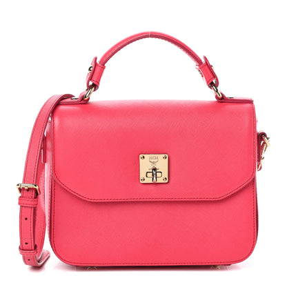 MCM Saffiano Milla Crossbody Pink 1 of 8