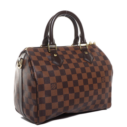 Louis Vuitton Damier Ebene Speedy Bandouliere 25 3 of 7