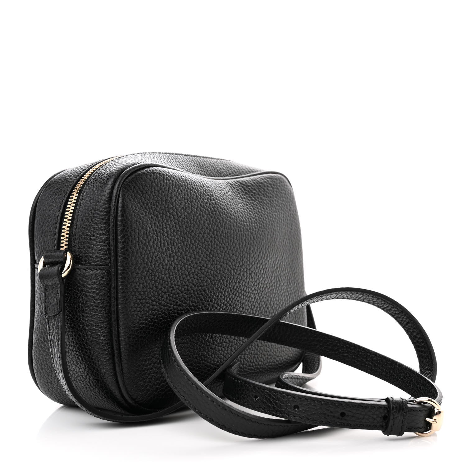 Gucci Pebbled Calfskin Small Soho Disco Bag Black 3 of 10
