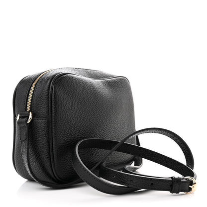 Gucci Pebbled Calfskin Small Soho Disco Bag Black 3 of 10