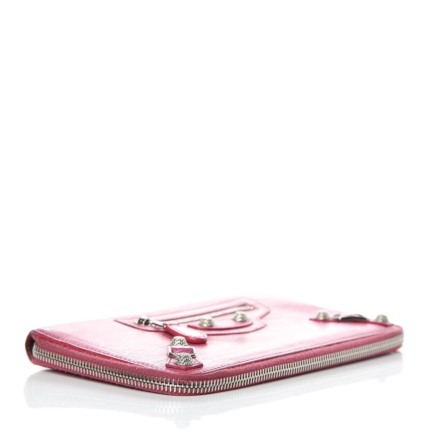 Agneau Giant 12 Silver Hardware Compagnon Wallet Sorbet
