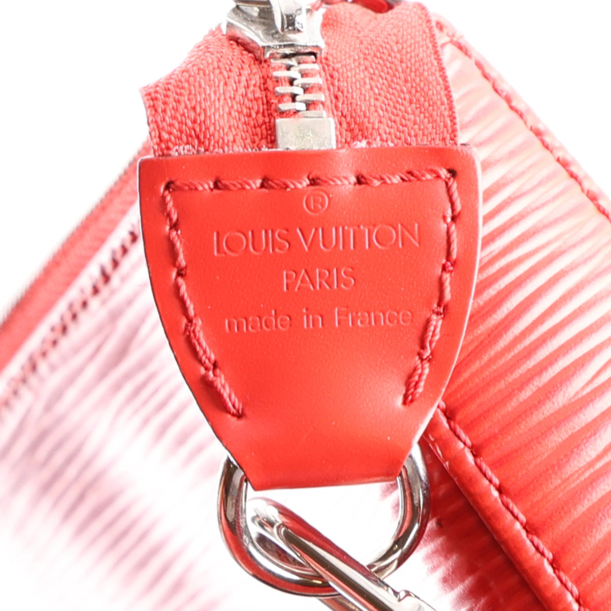 Louis Vuitton Epi Pochette Accessories NM Coquelicot 6 of 10