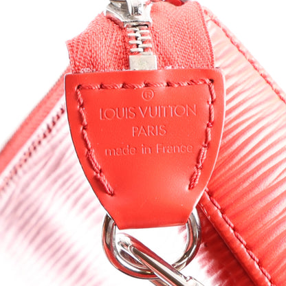 Louis Vuitton Epi Pochette Accessories NM Coquelicot 6 of 10