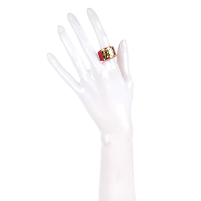 Louis Vuitton Lock Me Ring 6.5 M Pomme D'Amour 2 of 5