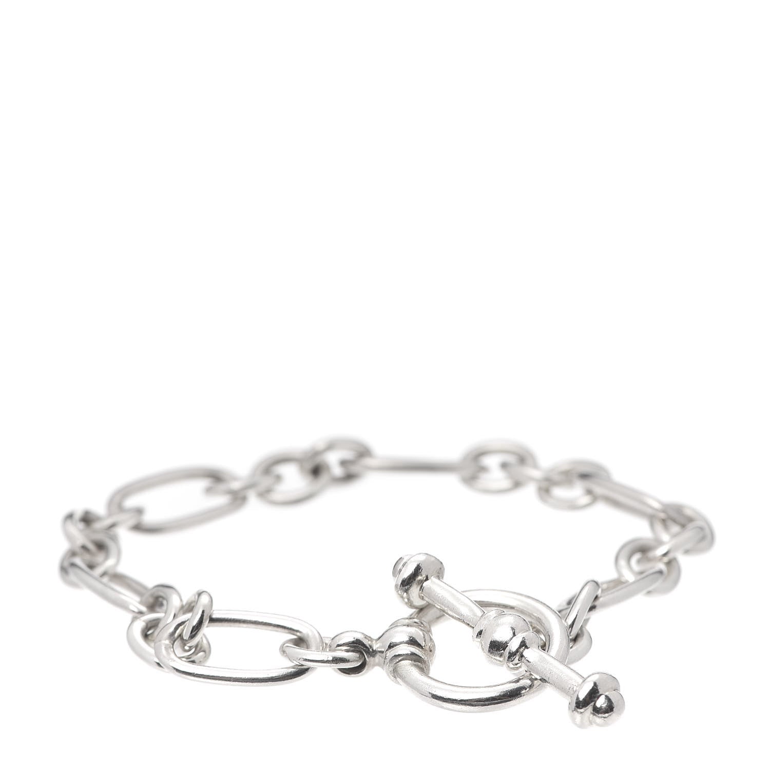 Tiffany Sterling Silver Paloma Picasso Toggle Chain Link Bracelet 1 of 5