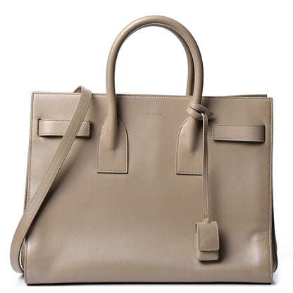 Saint Laurent Calfskin Small Sac De Jour Beige 1 of 9