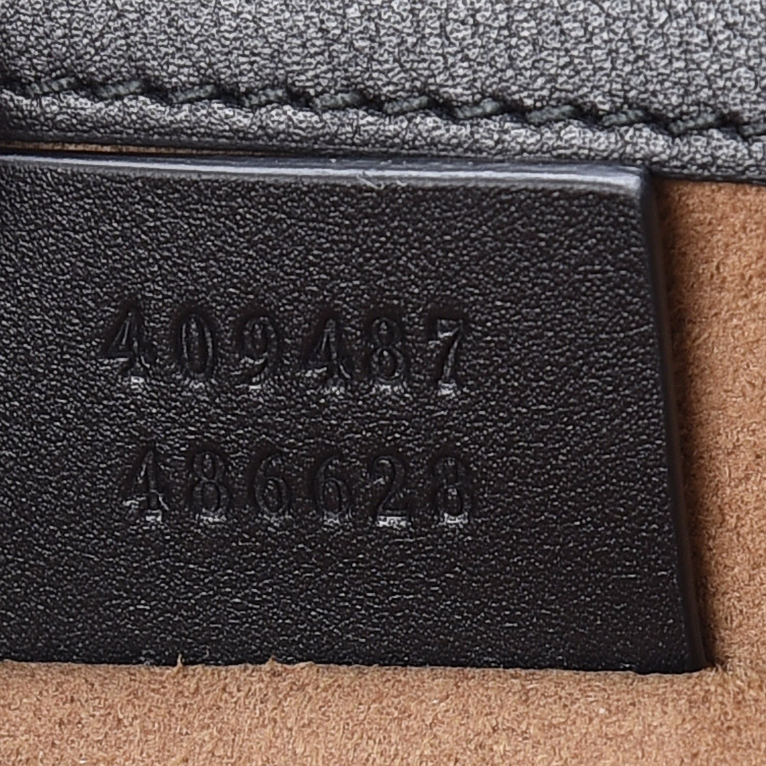 Gucci GG Supreme Monogram Calfskin Small Padlock Shoulder Bag Beige Black Cuir 5 of 9