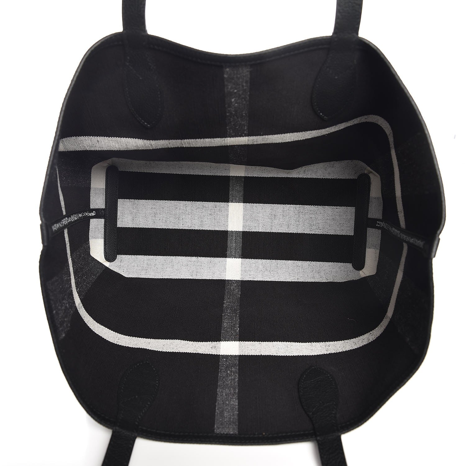 Burberry Coated Canvas Medium Reversible Doodle Tote Black 8 of 12