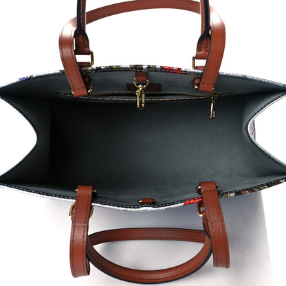 Louis Vuitton Metallic Monogram LV Garden OnTheGo MM Silver 7 of 9