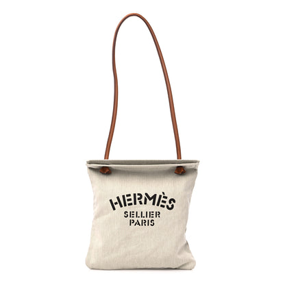 Hermes Canvas Swift Aline Grooming Bag Gold 1 of 8