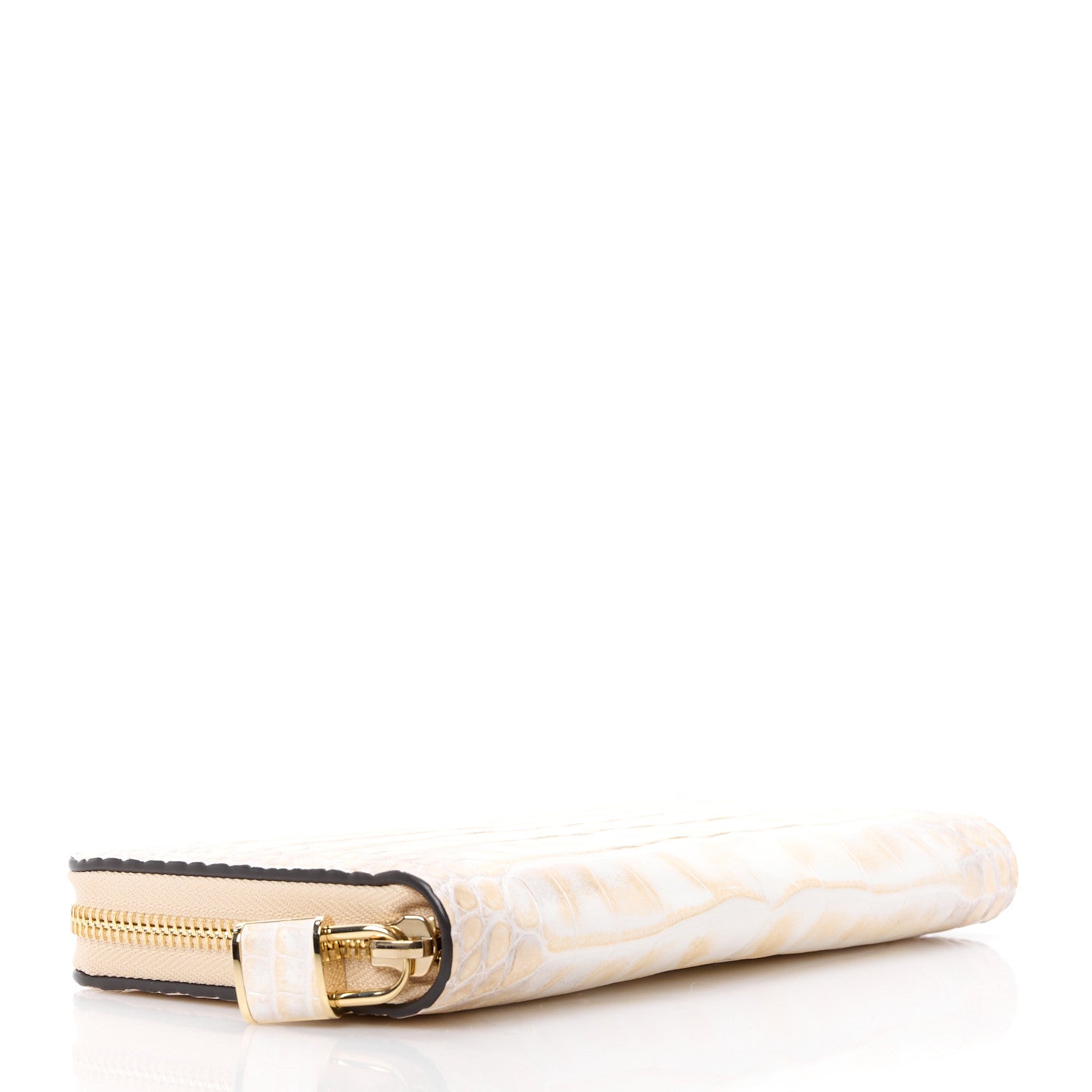 Louis Vuitton Crocodile Zippy Wallet Pearl 4 of 12