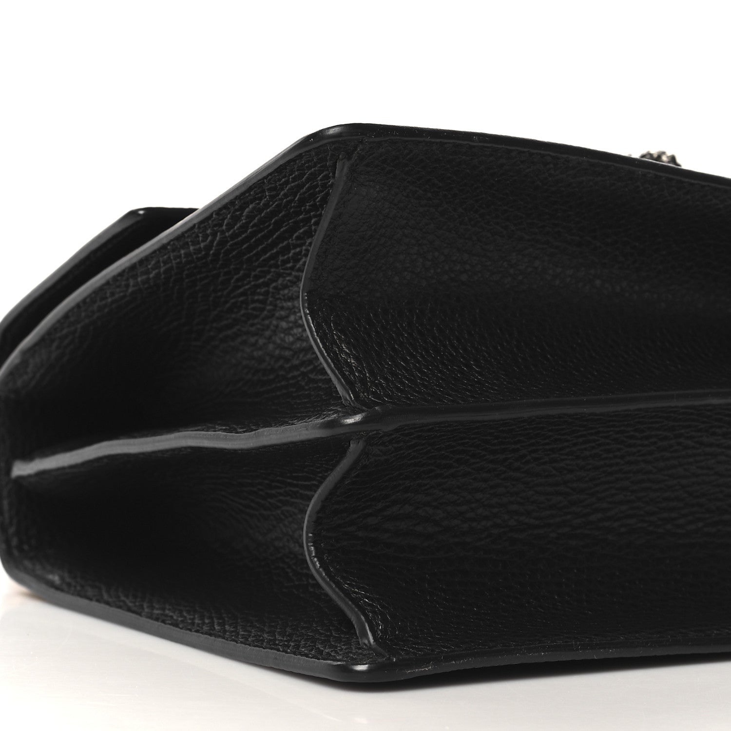 Gucci Dollar Calfskin Crystal Web Medium Dionysus Bamboo Top Handle Bag Black Black Diamond 9 of 10