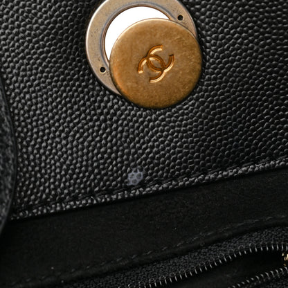 Chanel Caviar Small Studded Deauville Tote Black 11 of 15