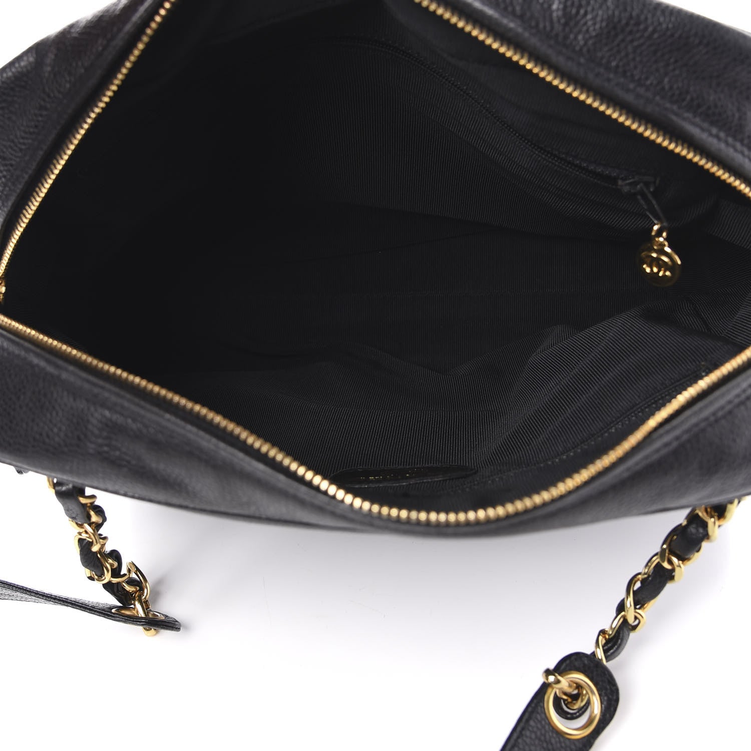 Chanel Caviar CC Shoulder Bag Black 5 of 10